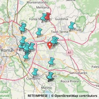 Mappa Via Berta Von Suttner, 00132 Roma RM, Italia (9.226)
