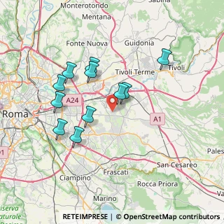 Mappa Via Berta Von Suttner, 00132 Roma RM, Italia (7.05909)