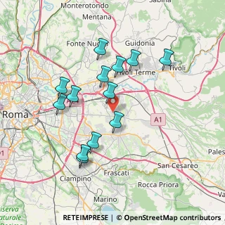 Mappa Via Berta Von Suttner, 00132 Roma RM, Italia (7.29)