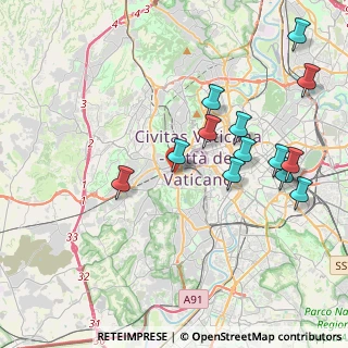 Mappa Via dei Savorelli, 00165 Roma RM, Italia (4.50615)