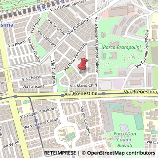 Mappa Via Georges Sorel, 7, 00177 Roma, Roma (Lazio)
