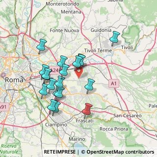 Mappa Via Ponte di Nona, 00132 Roma RM, Italia (7.05632)