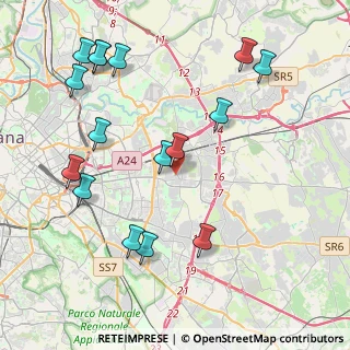 Mappa Via Carlo Balestrini, 00155 Roma RM, Italia (5.02188)