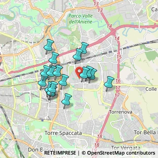 Mappa Via Carlo Balestrini, 00155 Roma RM, Italia (1.56611)