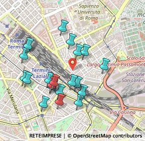 Mappa Via dei Volsci, 00100 Roma RM, Italia (0.4805)
