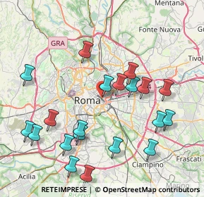 Mappa Via dei Volsci, 00100 Roma RM, Italia (9.313)