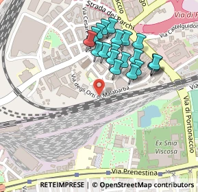 Mappa Via Enrico Cosenz, 00159 Roma RM, Italia (0.2245)