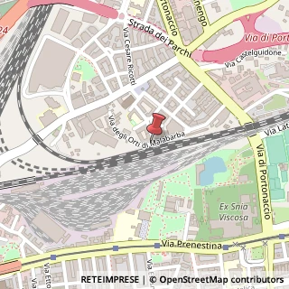 Mappa Via degli Orti di Malabarba, 23A/25, 00159 Roma, Roma (Lazio)