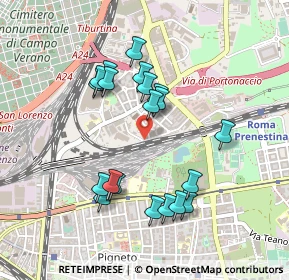 Mappa Via Enrico Cosenz, 00159 Roma RM, Italia (0.458)