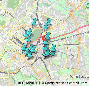 Mappa Via Enrico Cosenz, 00159 Roma RM, Italia (1.496)