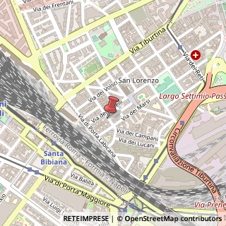 Mappa Via degli Equi,  62, 00185 Roma, Roma (Lazio)
