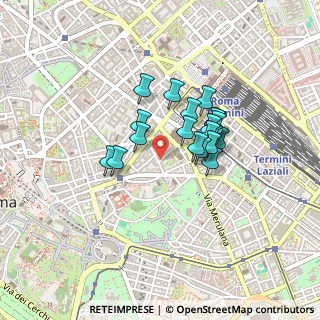 Mappa Via dell'Olmata, 00184 Roma RM, Italia (0.3255)
