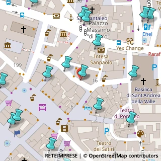 Mappa Piazza Pollarola, 00186 Roma RM, Italia (0.1155)