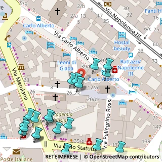 Mappa Via di S. Antonio all'Esquilino, 00185 Roma RM, Italia (0.06957)