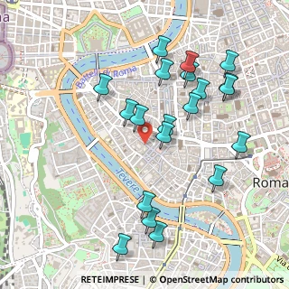 Mappa Via dei Cappellari, 00186 Roma RM, Italia (0.545)