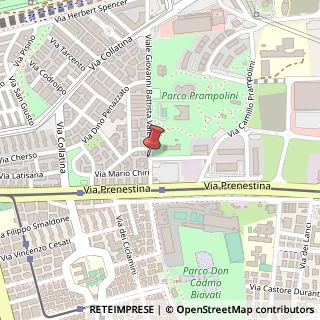 Mappa Viale Giovanni Battista Valente,  39, 00177 Roma, Roma (Lazio)