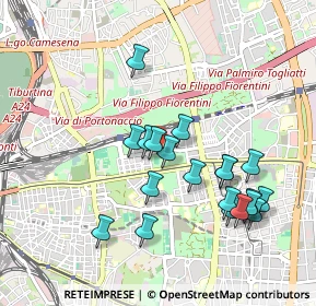 Mappa Viale della Venezia Giulia, 00177 Roma RM, Italia (0.975)