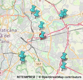 Mappa Viale della Venezia Giulia, 00177 Roma RM, Italia (4.98545)