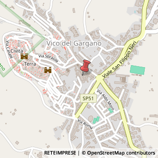 Mappa Via Coppamendole, 47, 71018 Vico del Gargano, Foggia (Puglia)