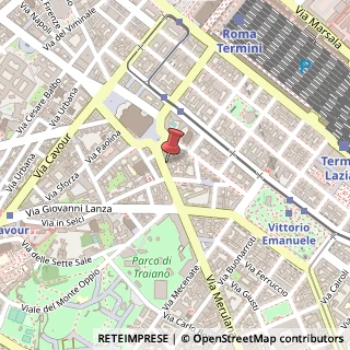 Mappa Via Merulana, 13, 00185 Roma, Roma (Lazio)
