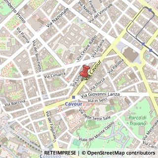 Mappa Via Cavour, 181, 00184 Roma, Roma (Lazio)