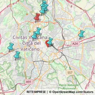 Mappa Via dei Capocci, 00184 Roma RM, Italia (5.33636)