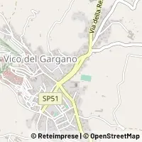 Hartă Vico del Gargano