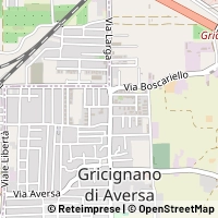 地図 Gricignano di Aversa