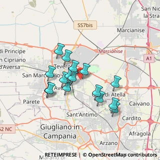 Mappa Via Enrico Fermi, 81030 Gricignano di Aversa CE, Italia (3.07125)