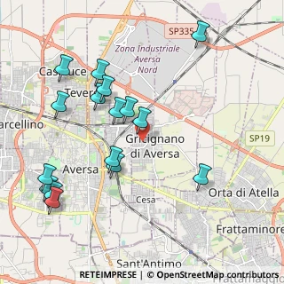 Mappa Via Enrico Fermi, 81030 Gricignano di Aversa CE, Italia (2.39813)
