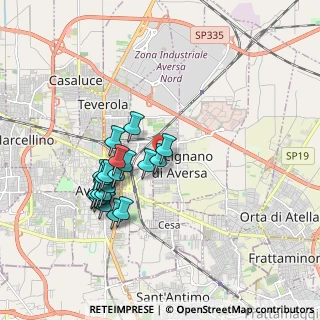 Mappa Via Amerigo Vespucci, 81030 Gricignano di Aversa CE, Italia (1.7655)