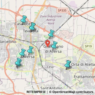Mappa Via Amerigo Vespucci, 81030 Gricignano di Aversa CE, Italia (2.43818)