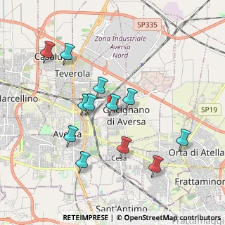 Mappa Via Amerigo Vespucci, 81030 Gricignano di Aversa CE, Italia (1.9775)