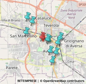 Mappa Via I. Bruno, 81031 Aversa CE, Italia (1.44818)