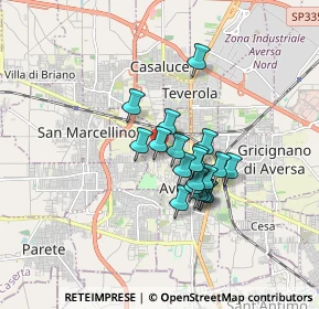 Mappa Via I. Bruno, 81031 Aversa CE, Italia (1.28737)