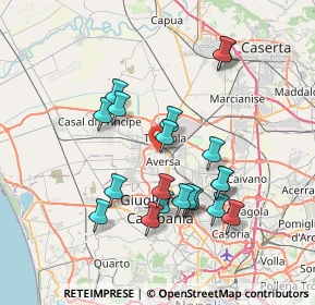 Mappa Via I. Bruno, 81031 Aversa CE, Italia (7.4215)