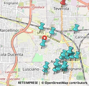 Mappa Via I. Bruno, 81031 Aversa CE, Italia (1.303)