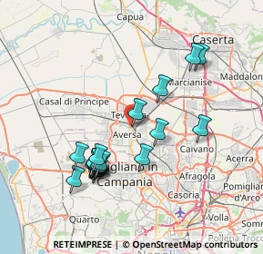 Mappa Via Ludovico Ariosto, 81031 Aversa CE, Italia (7.769)