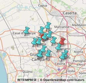 Mappa Via Ludovico Ariosto, 81031 Aversa CE, Italia (5.59125)