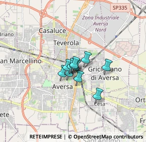 Mappa Via Ludovico Ariosto, 81031 Aversa CE, Italia (0.76727)