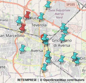 Mappa Via Ludovico Ariosto, 81031 Aversa CE, Italia (2.2655)