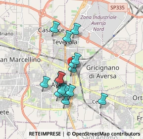 Mappa Via Ludovico Ariosto, 81031 Aversa CE, Italia (1.56313)