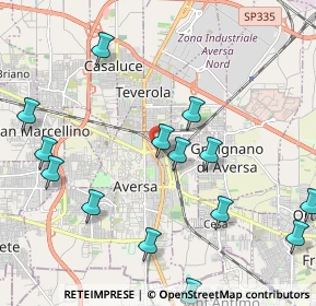 Mappa Via Ludovico Ariosto, 81031 Aversa CE, Italia (2.63786)