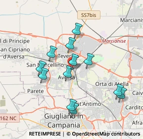 Mappa Via Ludovico Ariosto, 81031 Aversa CE, Italia (3.63083)