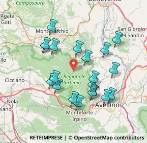 Mappa Strada Carlangiona, 82017 Pannarano BN, Italia (7.4595)