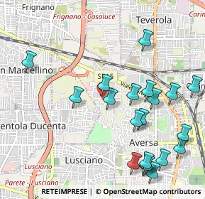 Mappa Via Pietro Rambone, 81031 Aversa CE, Italia (1.2935)