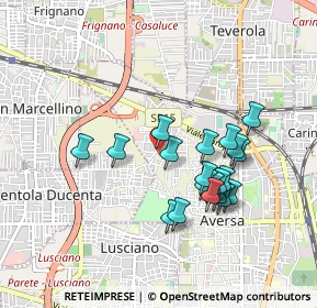 Mappa Via Pietro Rambone, 81031 Aversa CE, Italia (0.881)