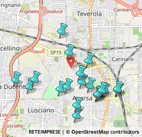 Mappa CAP, 81031 Aversa CE, Italia (1.1025)