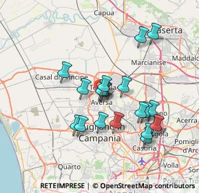 Mappa CAP, 81031 Aversa CE, Italia (6.9415)