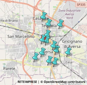 Mappa CAP, 81031 Aversa CE, Italia (1.53462)